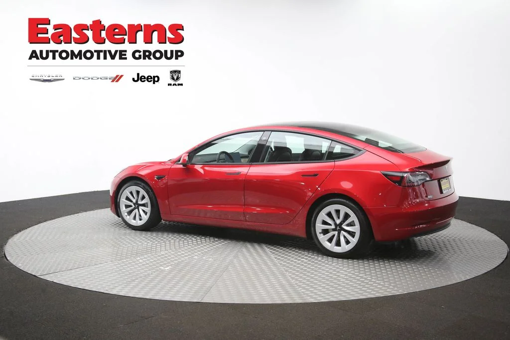 Used 2021 Red Tesla Standard Range Plus image 55