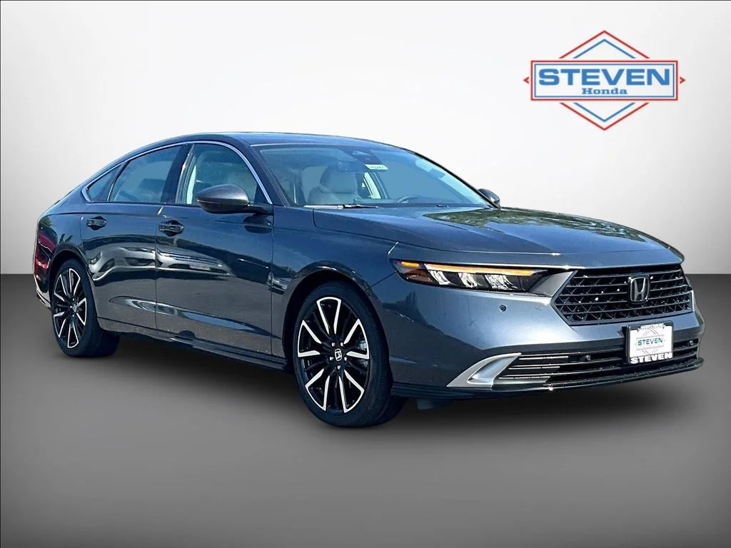 New 2026 Meteorite Gray Metallic Honda Touring Hybrid image 1