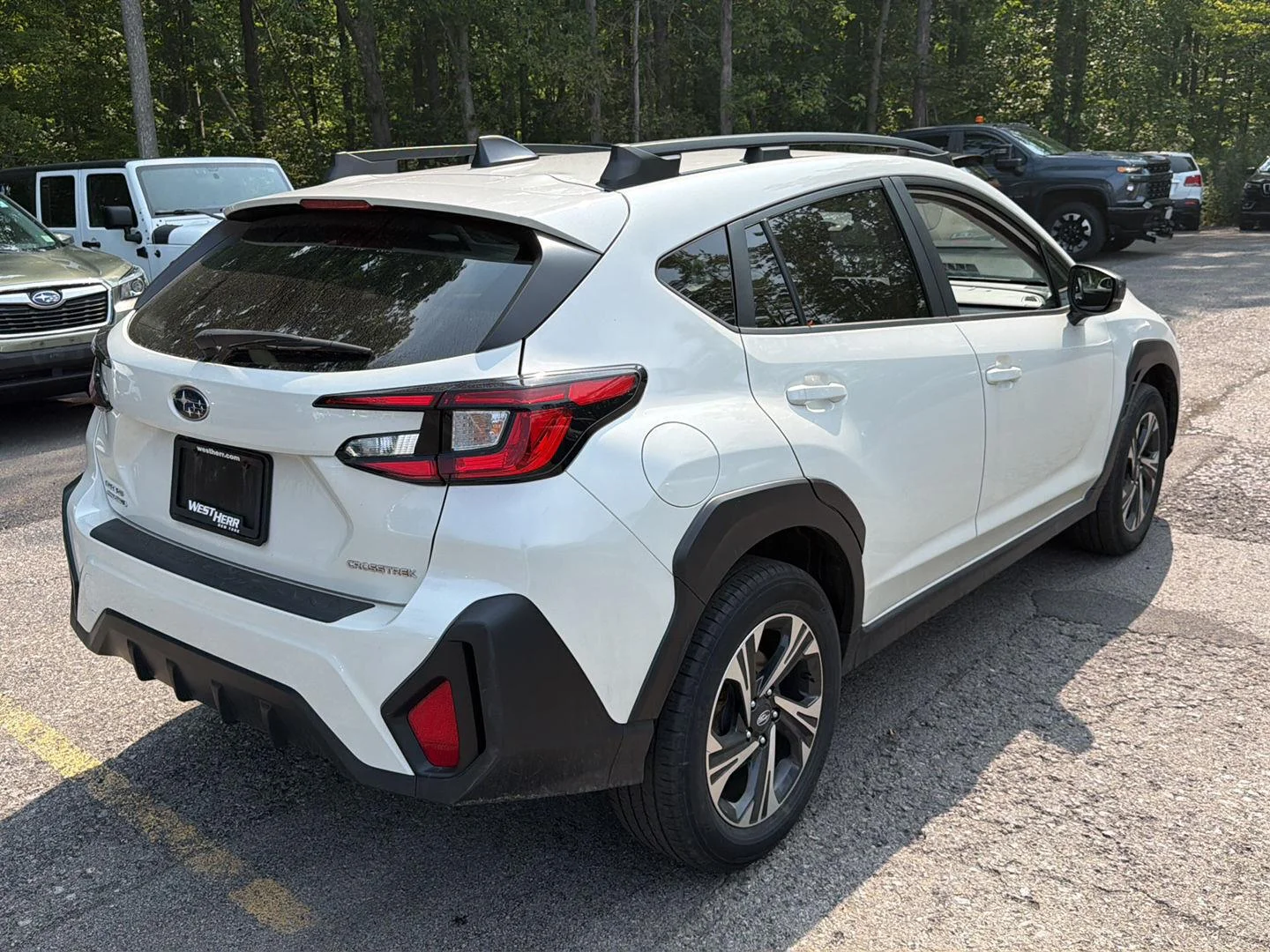 Used 2024 Crystal White Pearl Subaru Premium image 7