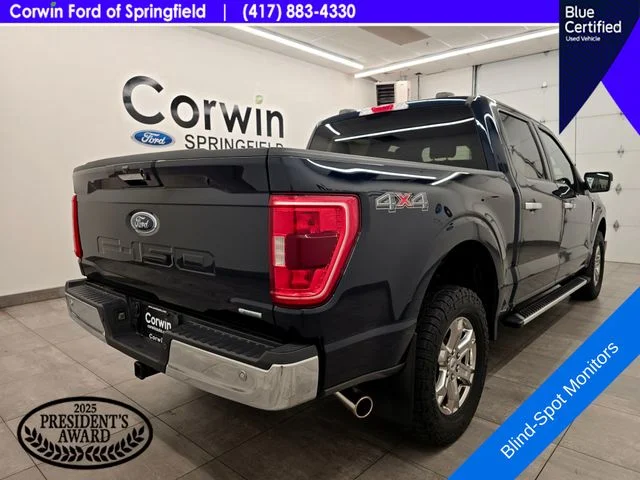 Certified Used 2022 Antimatter Blue Metallic Ford XLT image 6