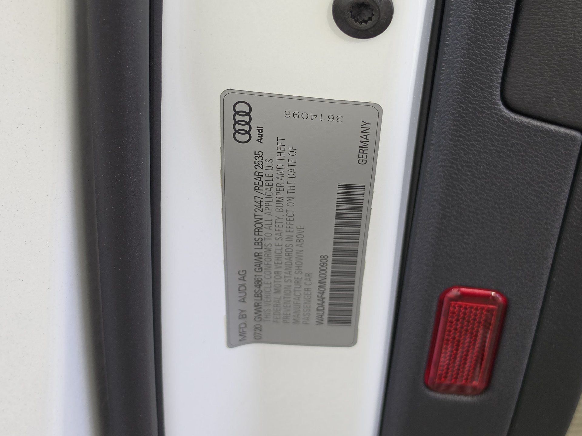 Used 2021 White Audi 45 S line Premium image 51