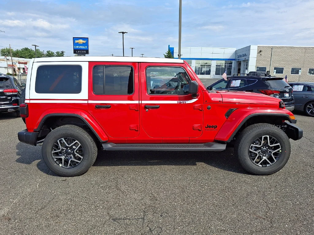 New 2027 Firecracker Red Clearcoat Jeep Sahara image 9