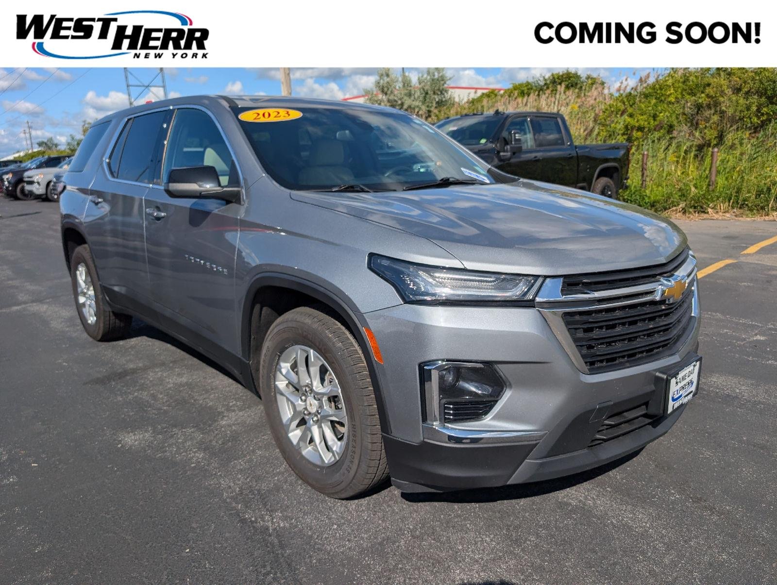 Used 2023 Sterling Gray Metallic Chevrolet LS image 1