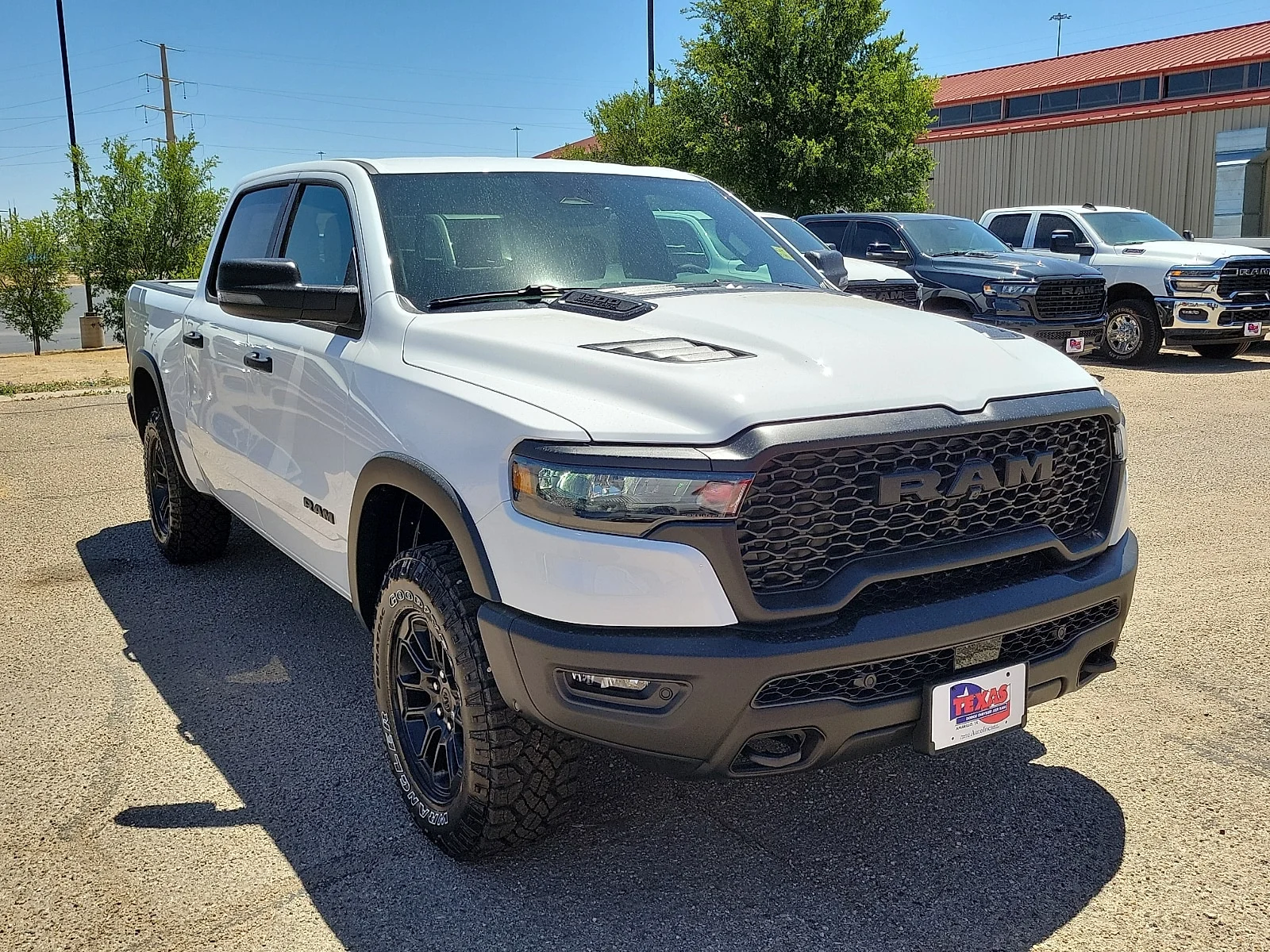 New 2026 PW7 Bright Whit Ram REBEL CREW CAB 4X4 5