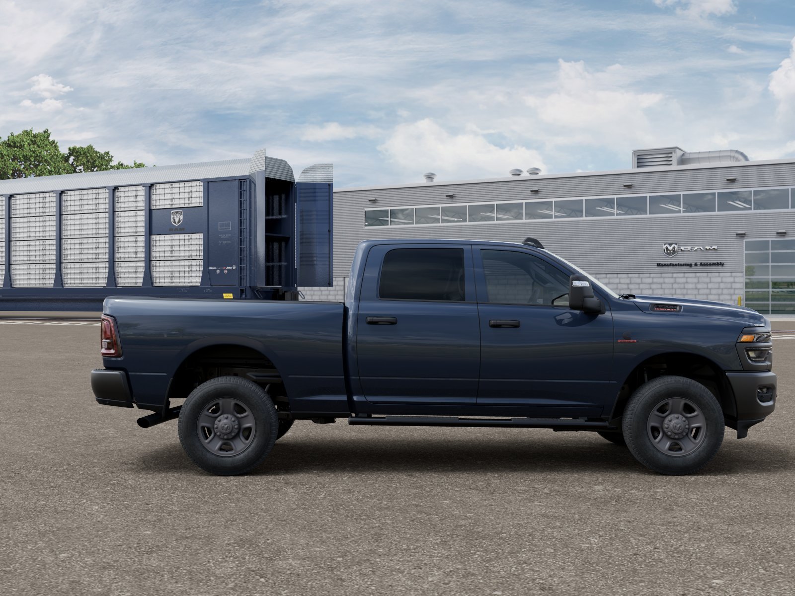 New 2026 Forged Blue Metallic Exterior Paint RAM TRADESMAN image 12