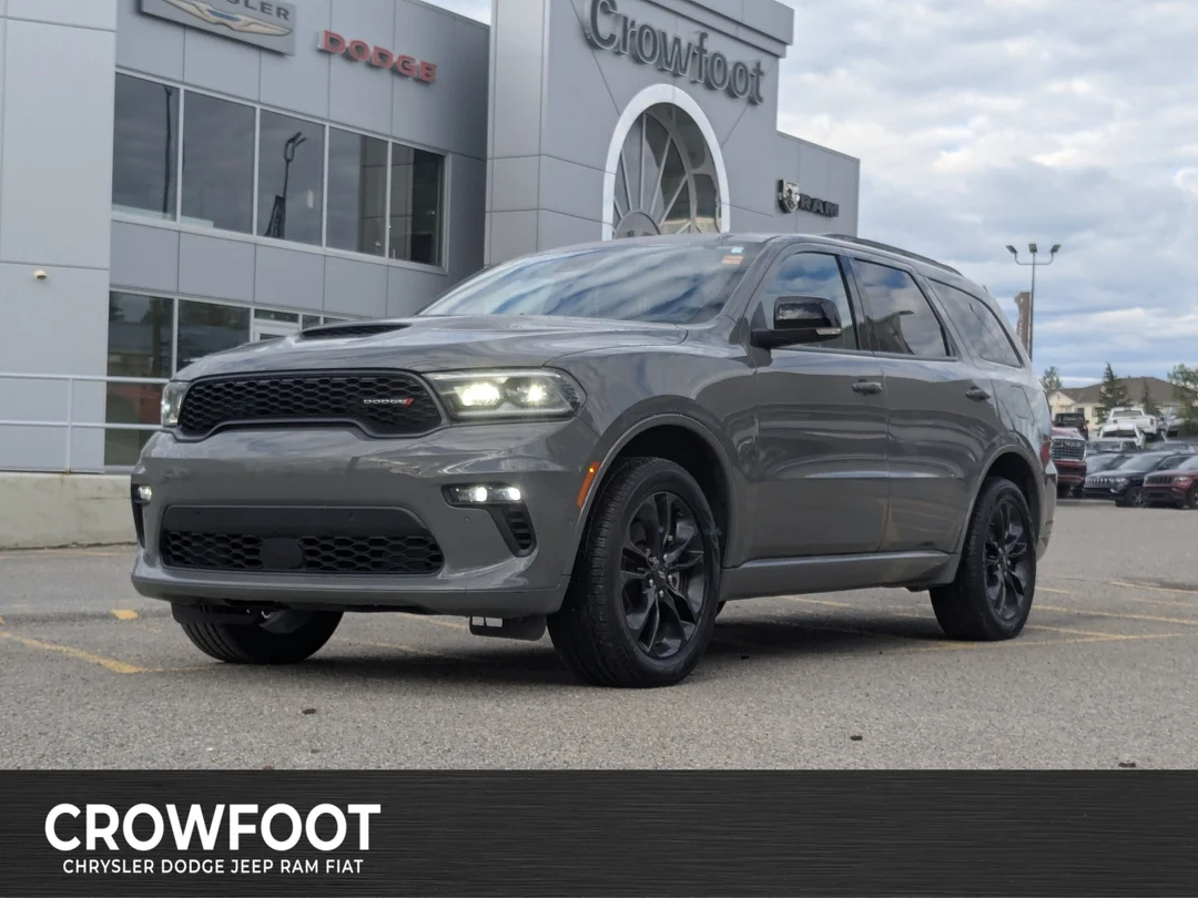 Certified Used 2023 Grey Dodge GT Plus - - AWD - Blacktop Pkg - Park Assist - 10.1 Touchscreen - Captain Chairs & More! image 1