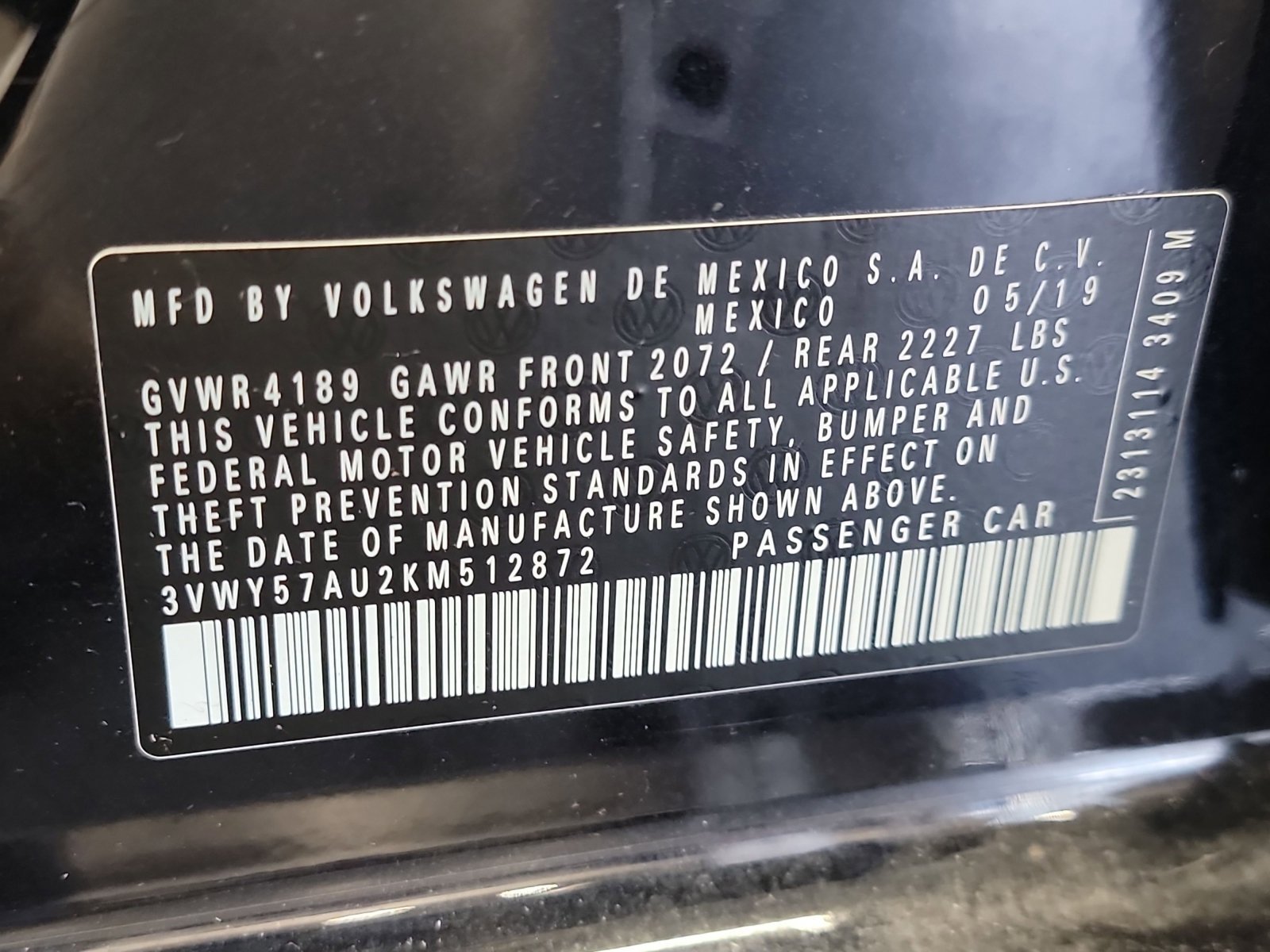 Used 2019 Deep Black Pearl Volkswagen S image 31
