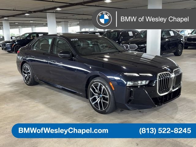 Used 2025 Carbon Black Metallic BMW 740i image 1