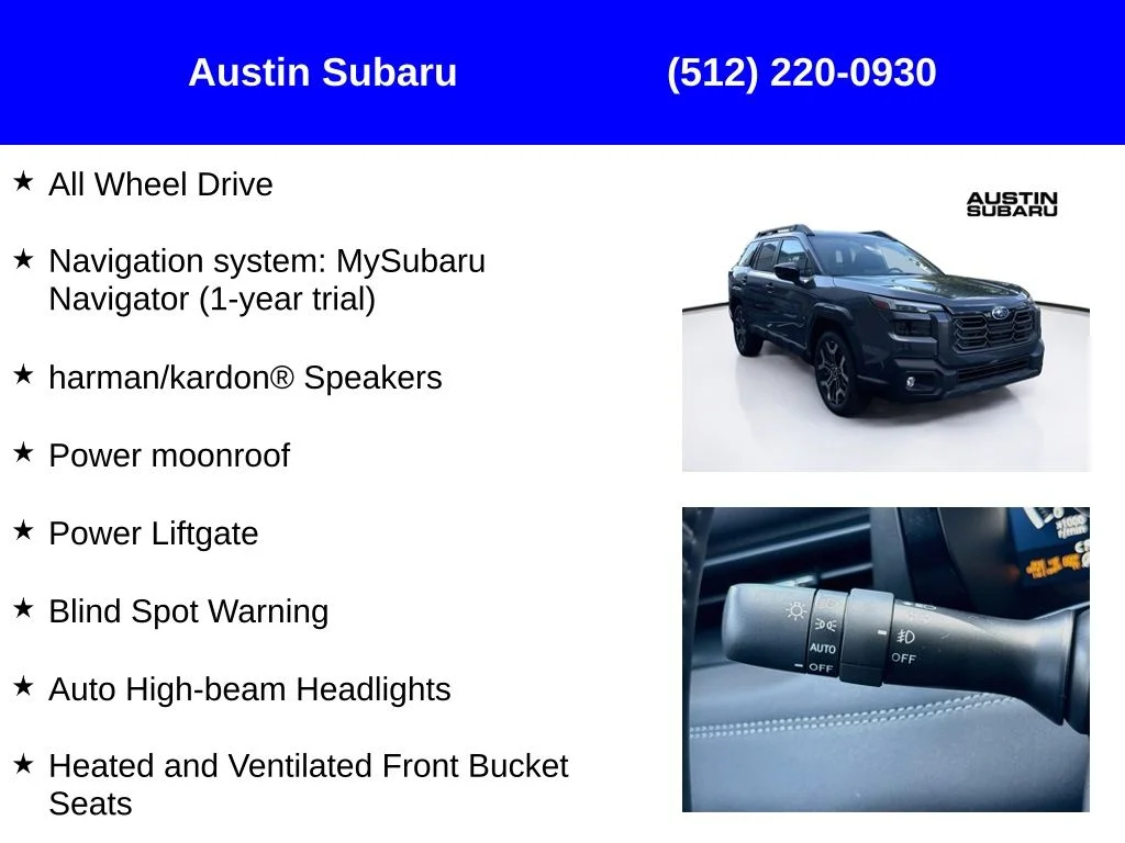 New 2026 Gray Subaru Touring XT image 9