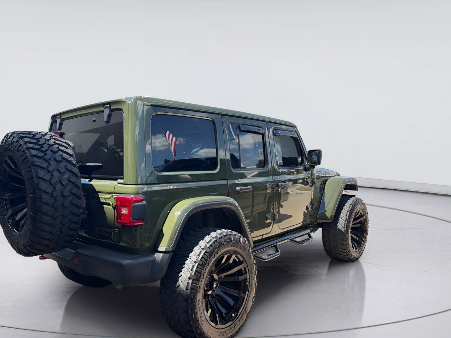 Used 2021 Sarge Green Clearcoat Jeep Unlimited Rubicon image 7