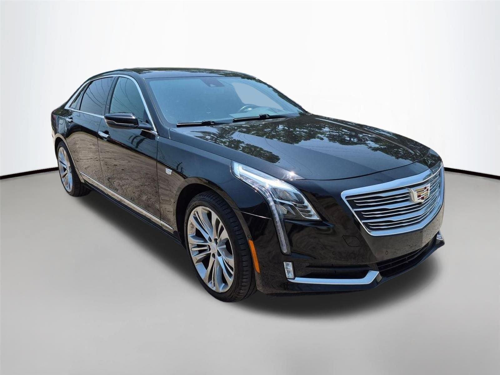 Used 2018 Stellar Black Metallic Cadillac Platinum AWD image 3
