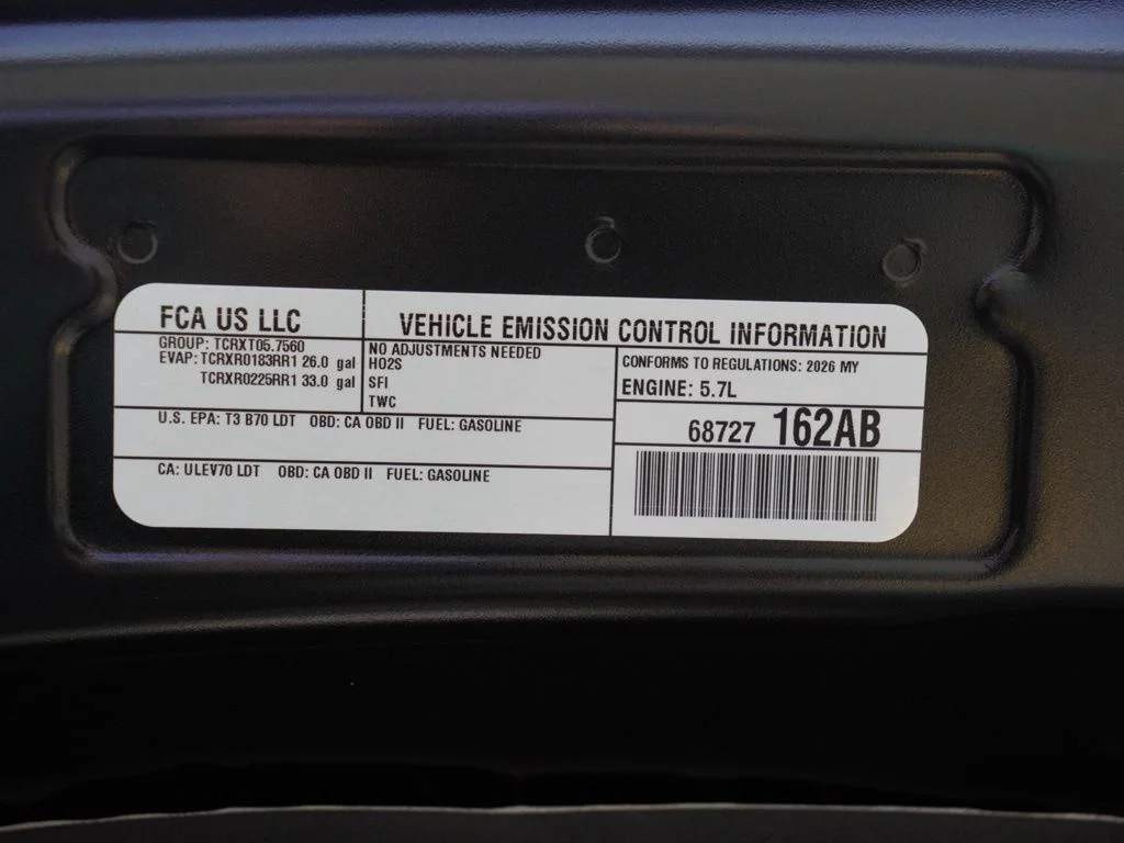 New 2026 Diamond Black Crystal Pearl-Coat Exterior Paint RAM Big Horn/Lone Star image 28