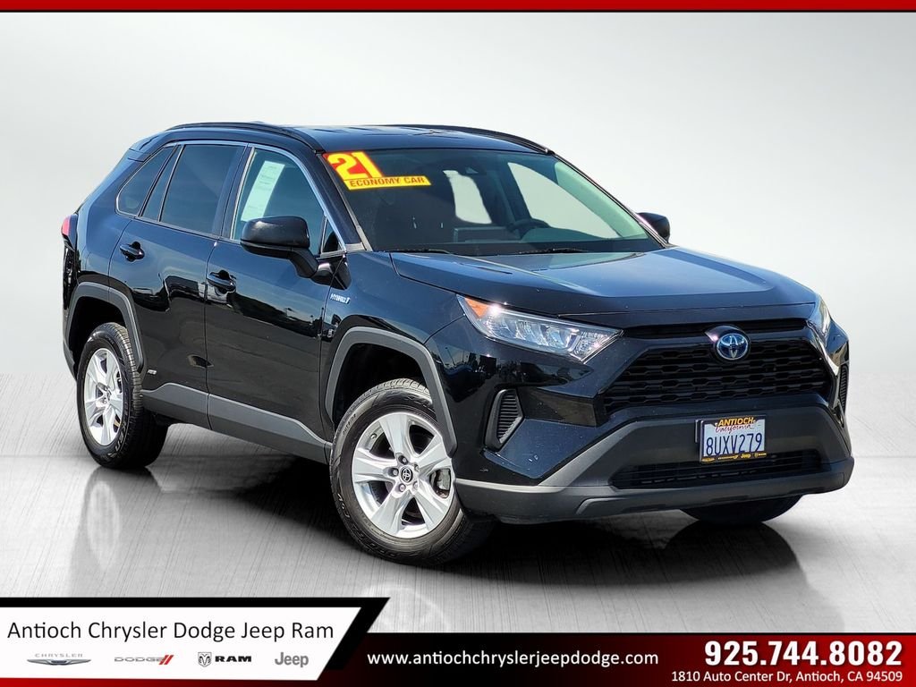 Used 2021 Black Toyota LE image 1