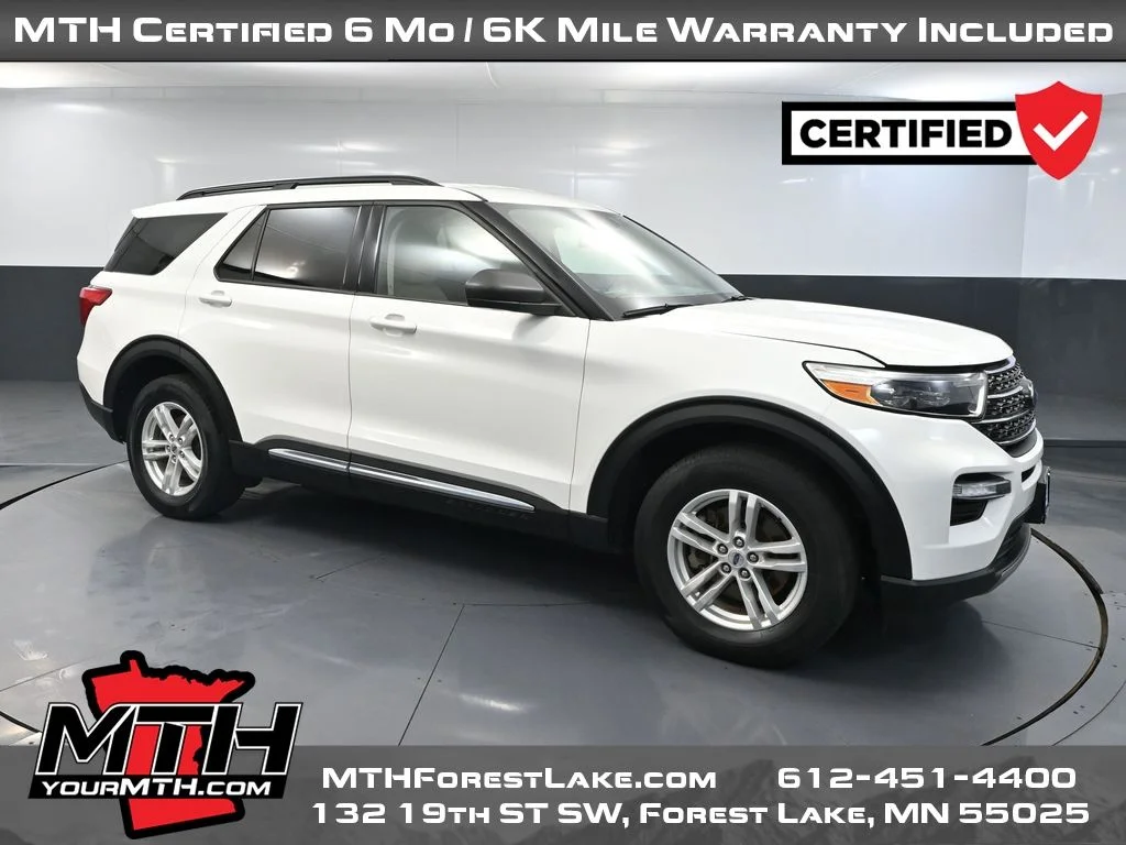 Certified Used 2022 White Ford XLT image 1
