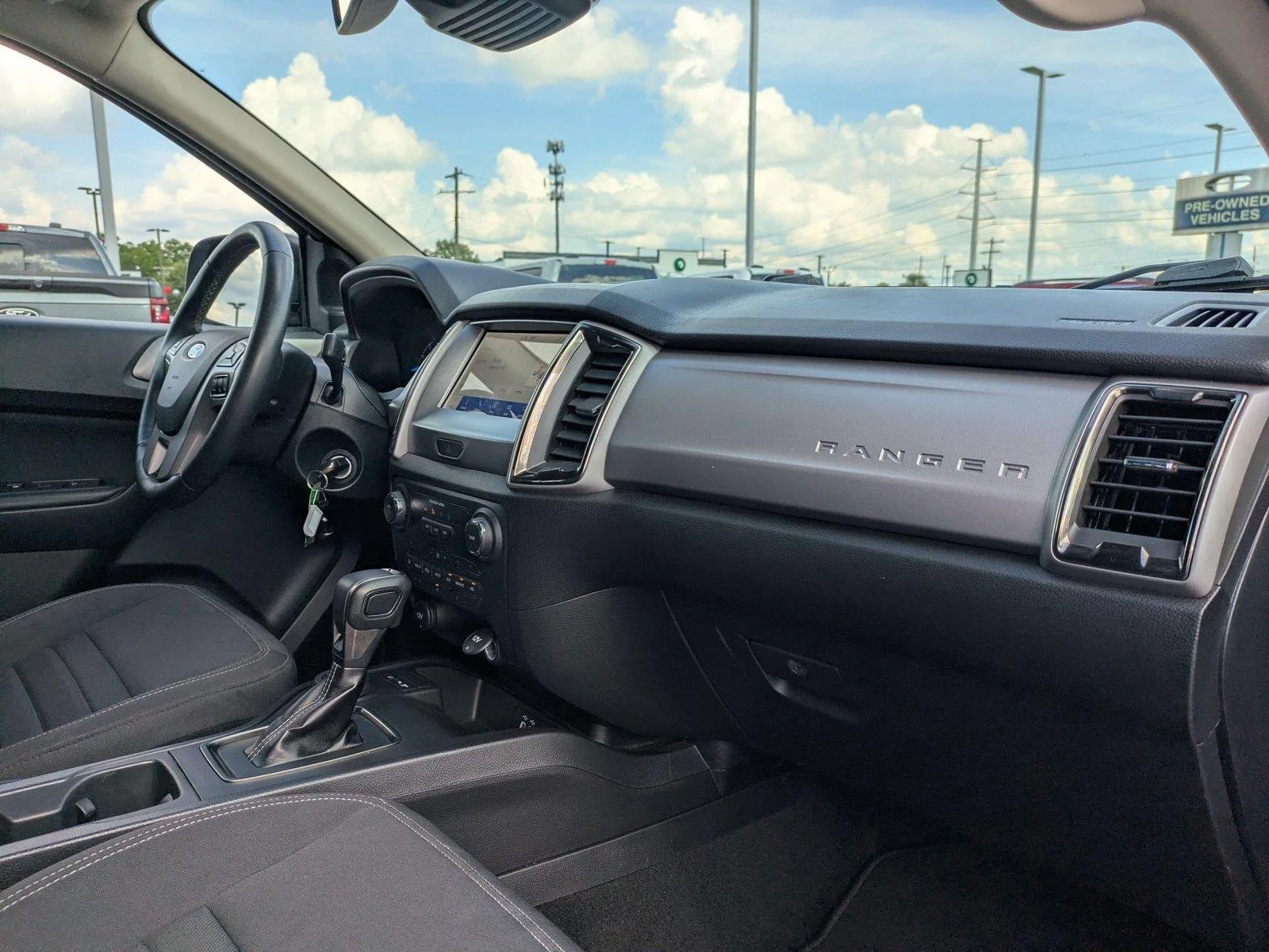 Used 2023 Azure Gray Metallic Tri-Coat Ford XLT image 36