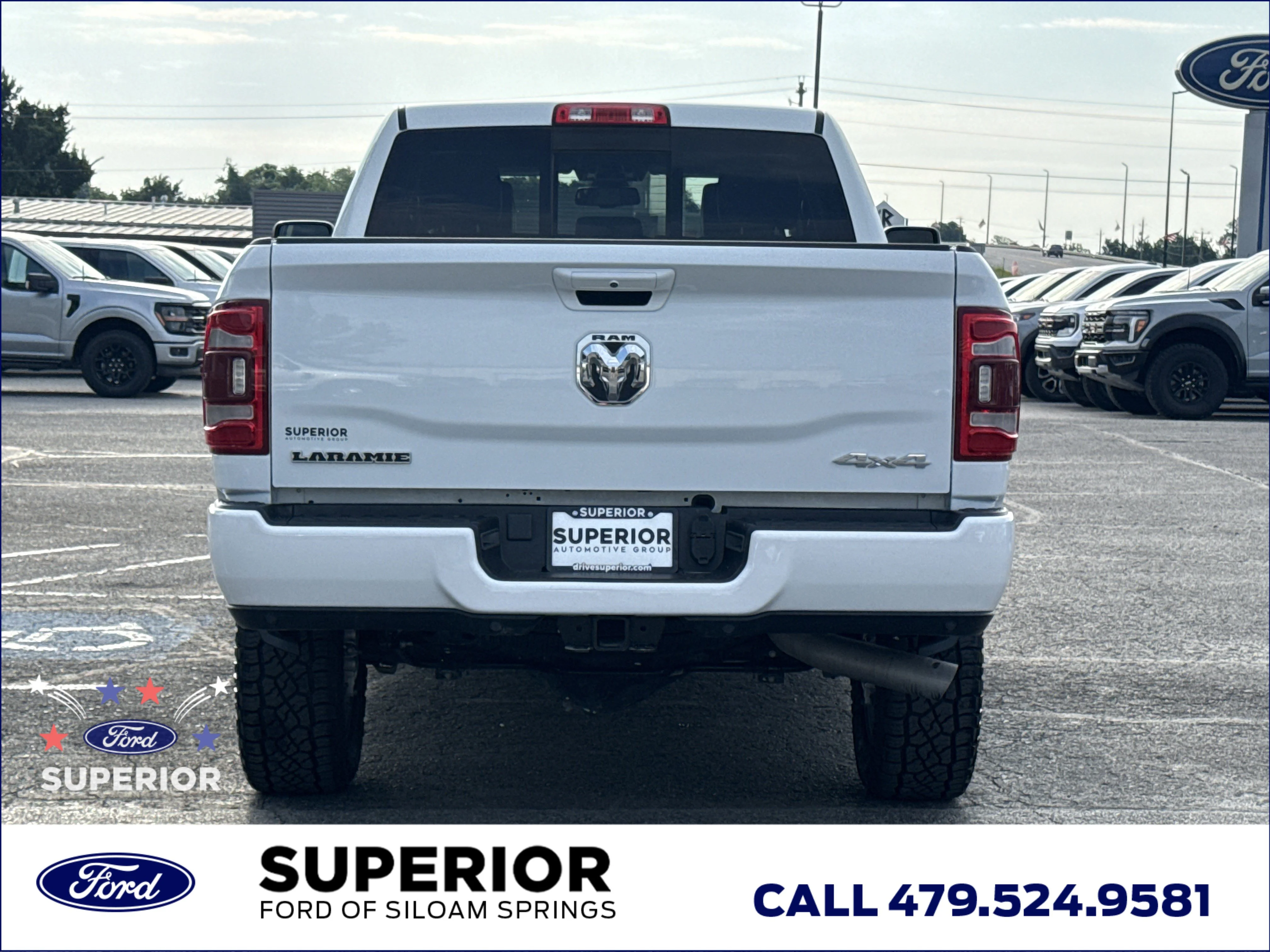 Used 2023 Bright White Clearcoat Ram Laramie 4WD image 5