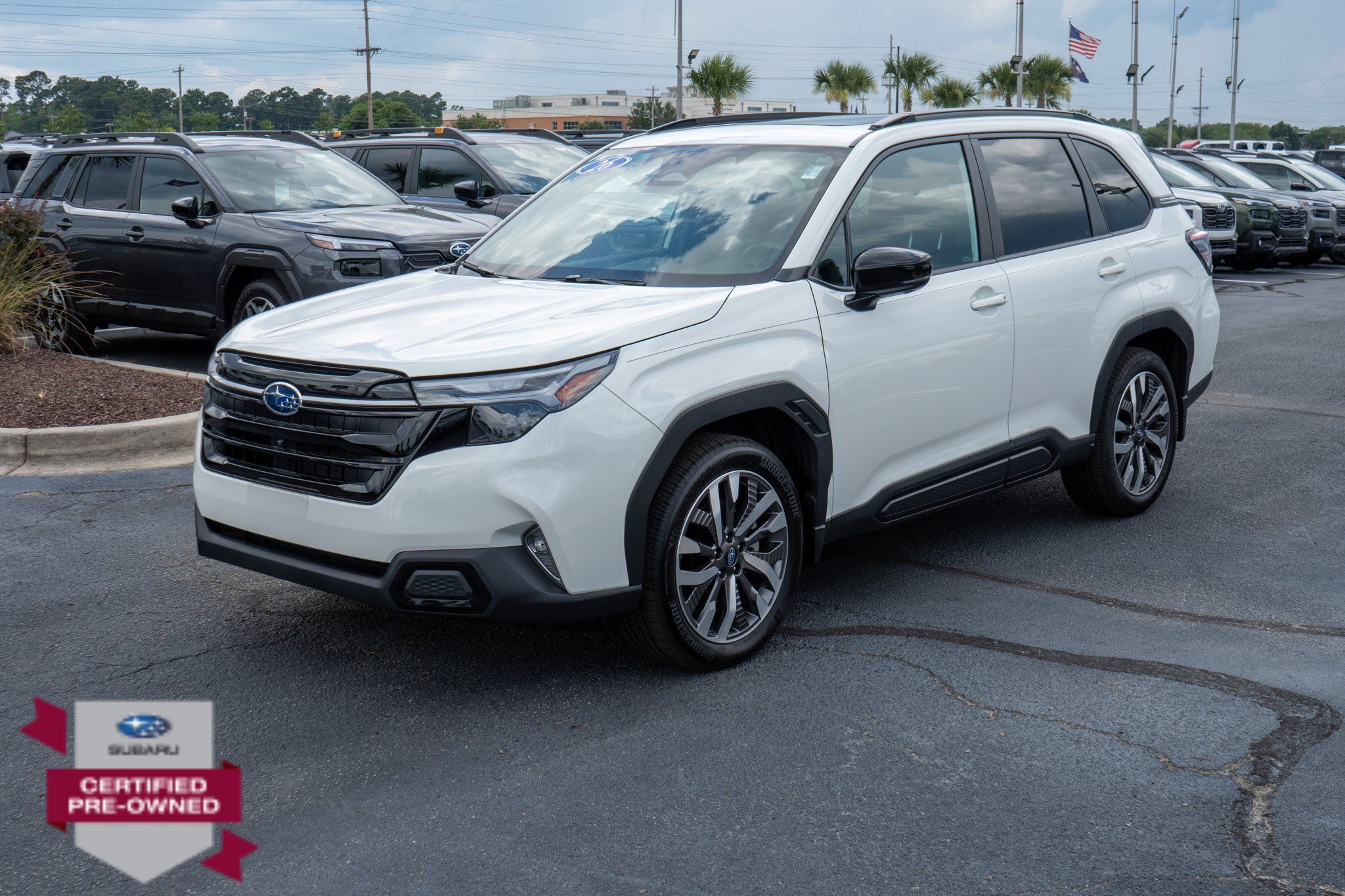 Certified Used 2026 Crystal White Pearl Subaru Touring image 7