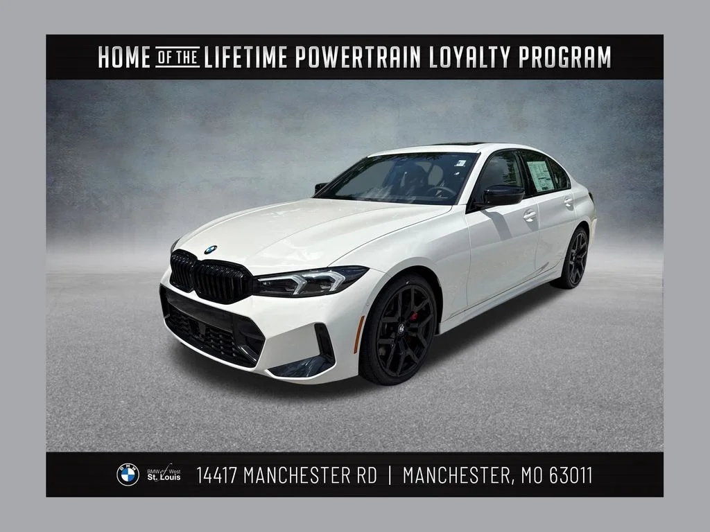 New 2026 White BMW 330i xDrive image 1