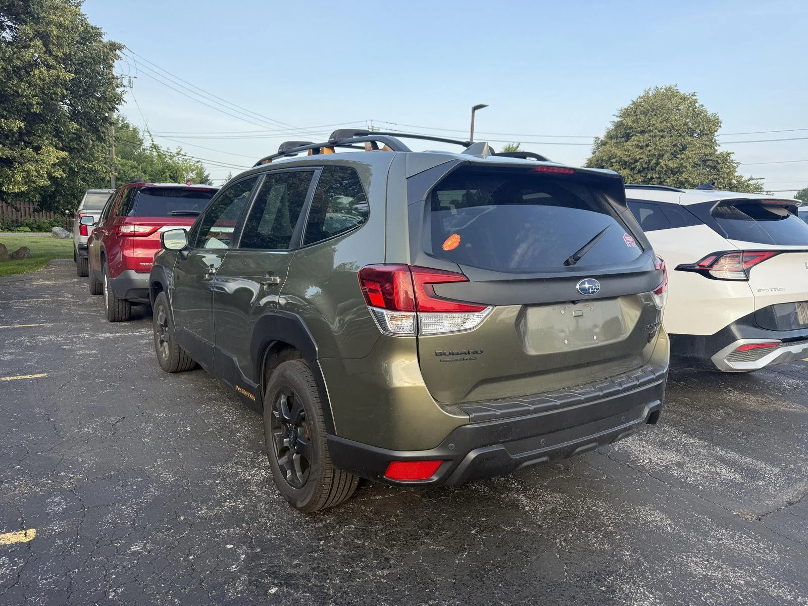 Used 2022 Autumn Green Metallic Subaru Wilderness image 2