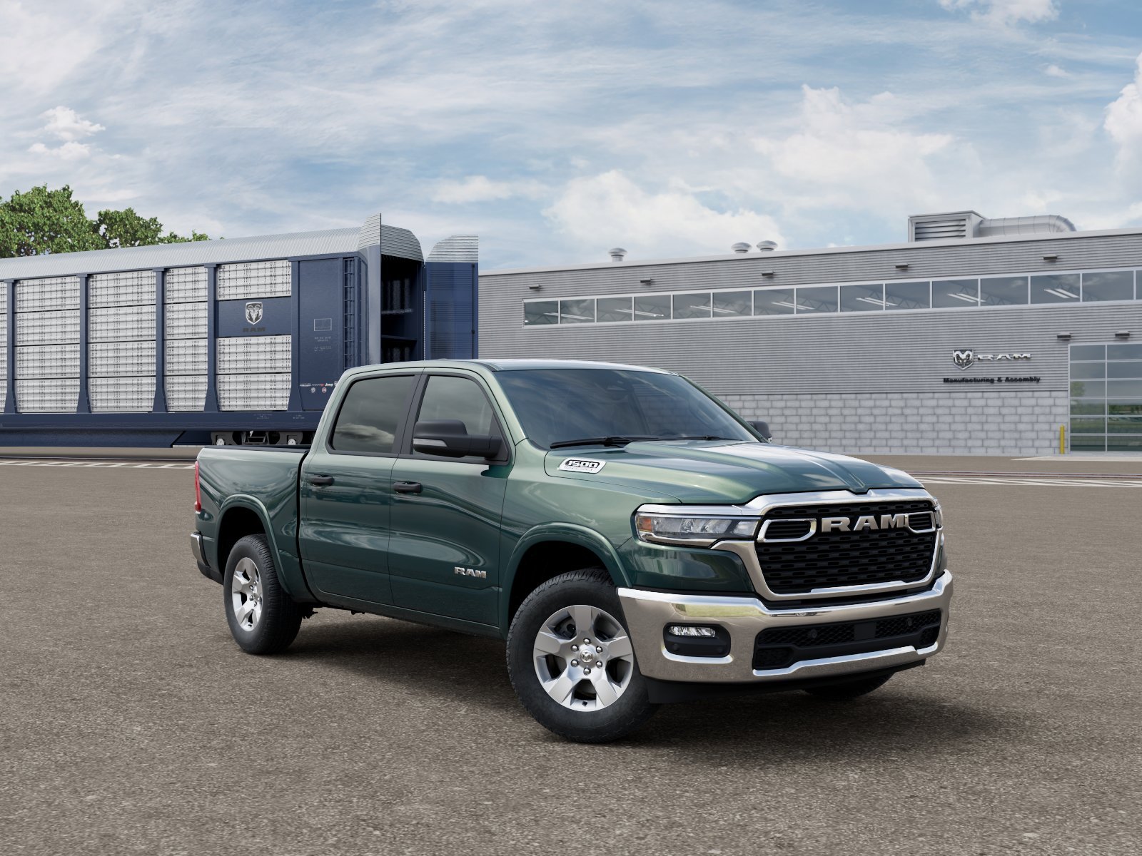 New 2026 Serrano-Green Metallic Exterior Paint RAM BIG HORN image 5
