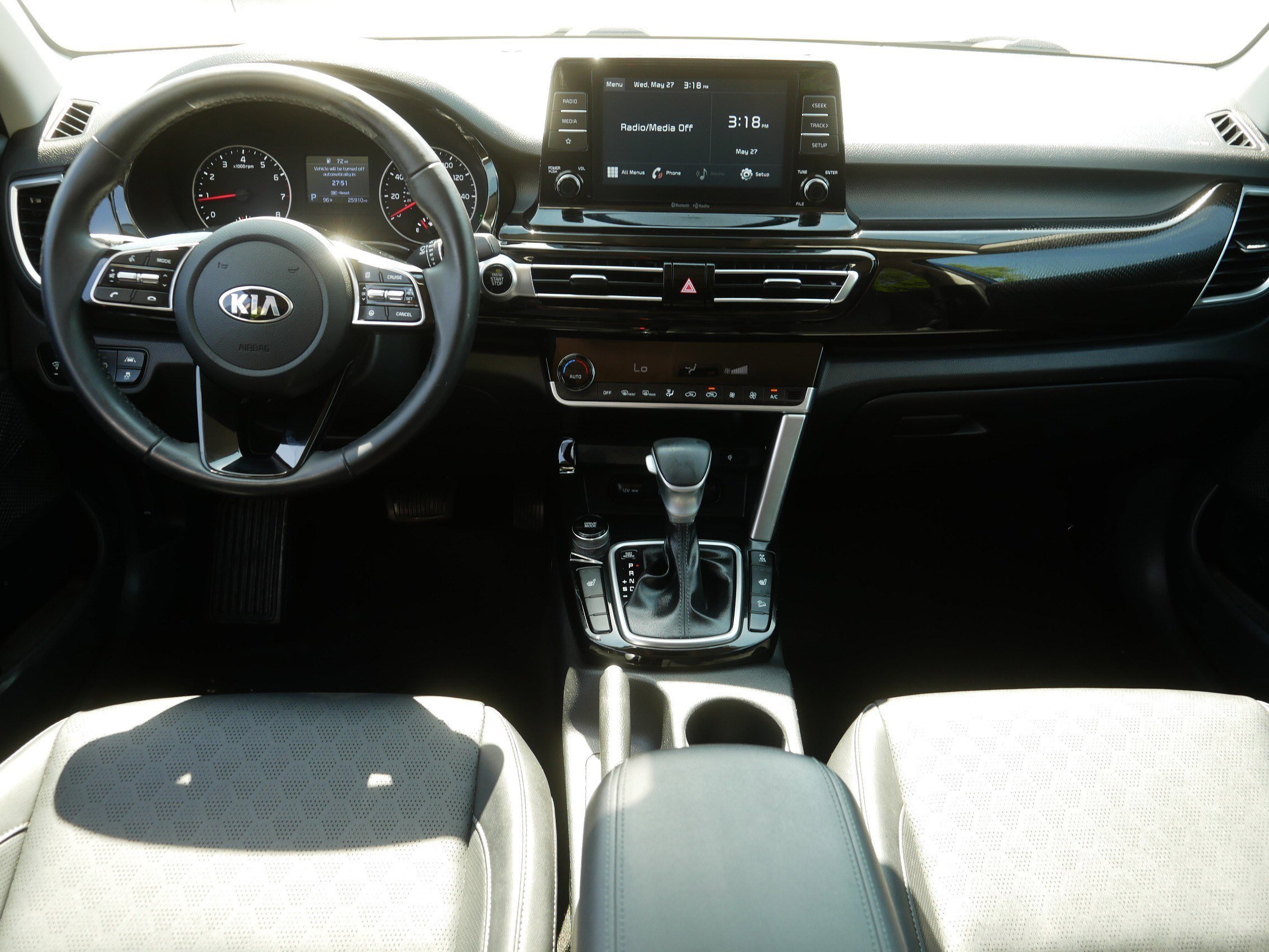 Used 2021 Dark Ocean Blue Kia EX image 10