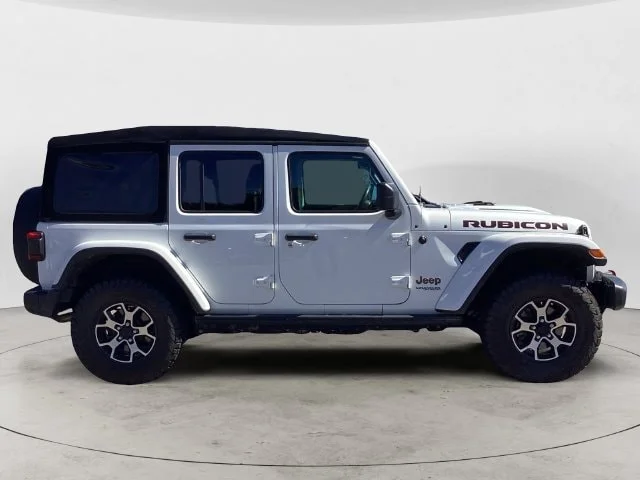 Used 2021 Bright White Clearcoat Jeep Unlimited Rubicon image 6