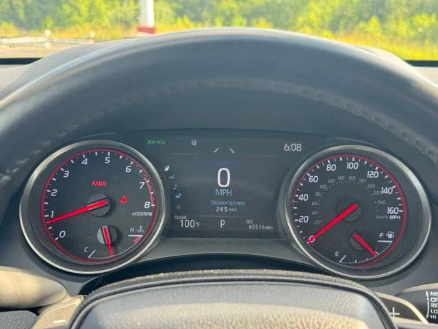 Used 2022 Midnight Black Metallic Toyota XSE image 18
