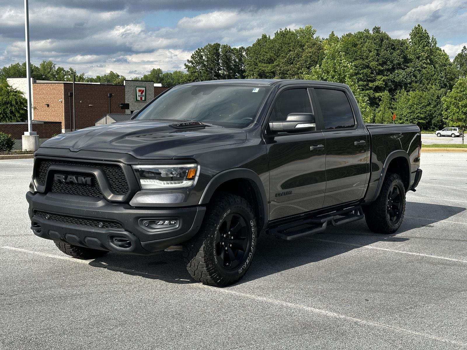 Used 2022 Granite Crystal Metallic Clearcoat Ram Rebel image 5