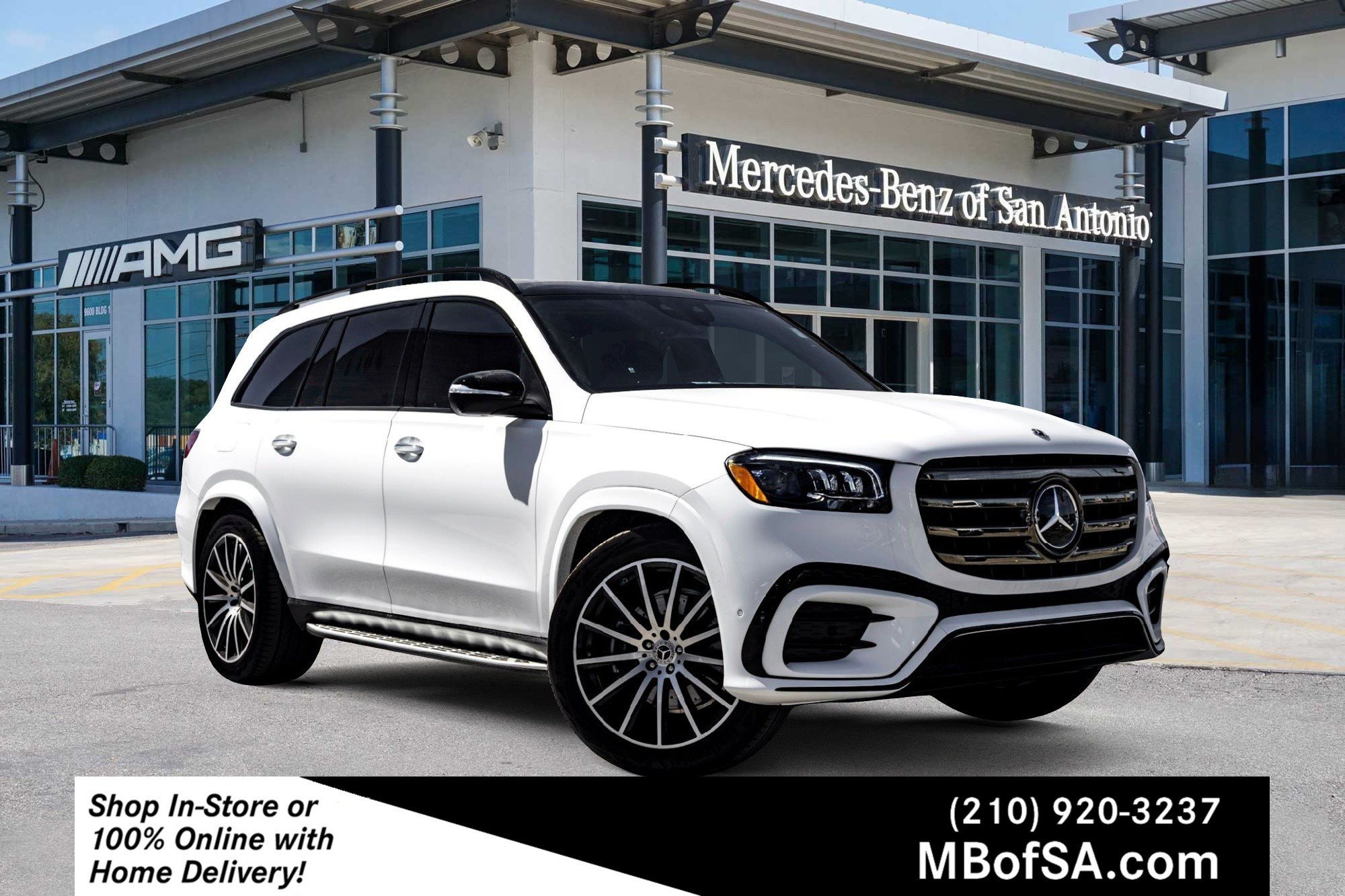 New 2026 Polar White Mercedes-Benz GLS 580 image 1