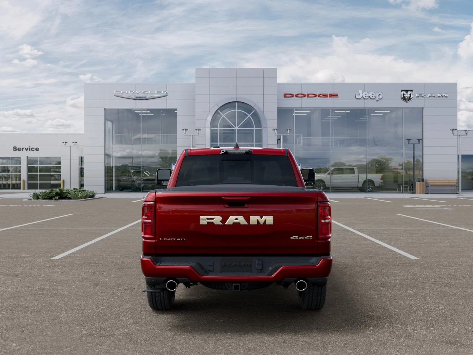 New 2026 Molten Red Pearlcoat RAM Limited image 34