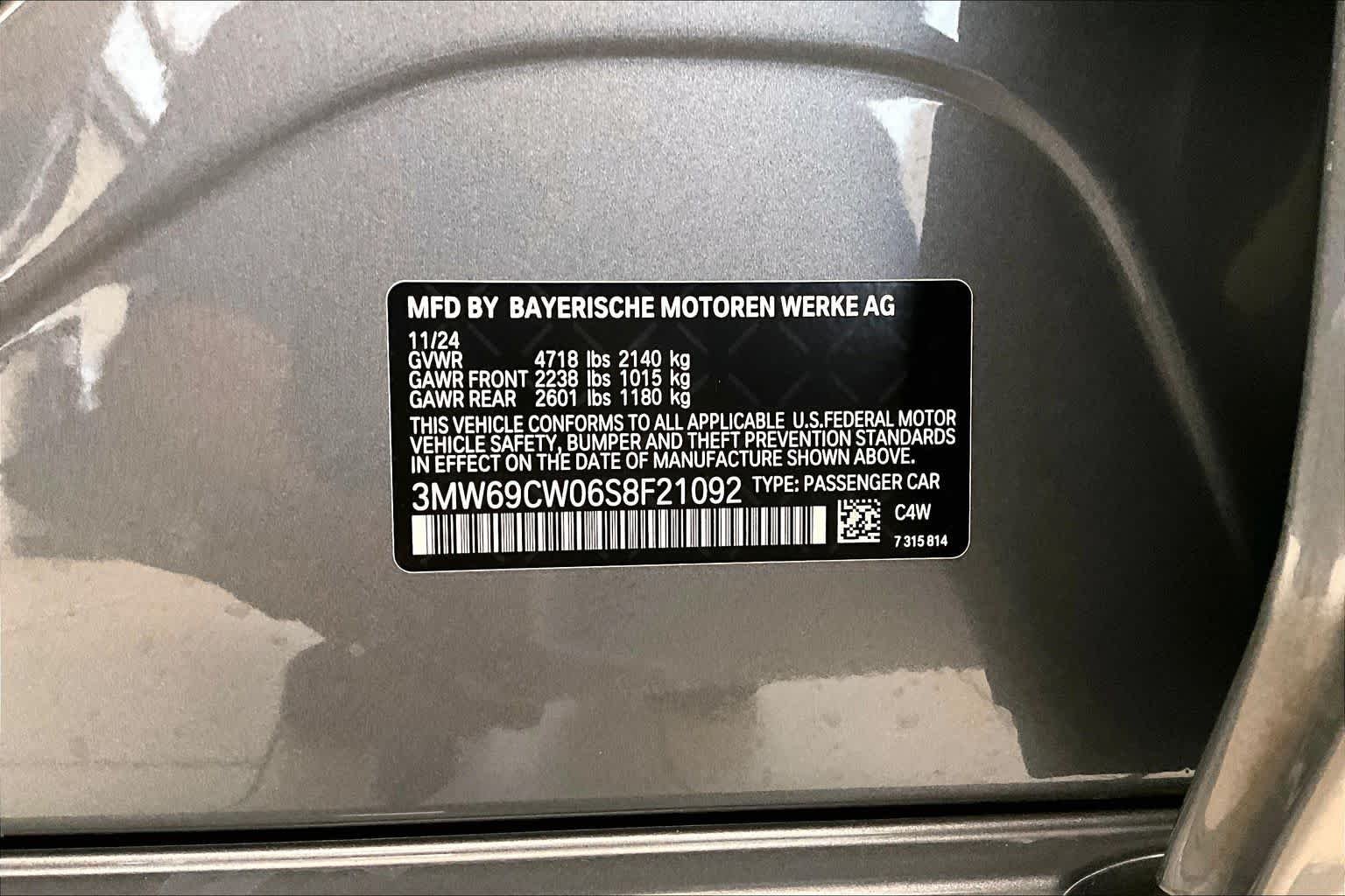 Used 2025 Skyscraper Grey Metallic BMW 330i image 29