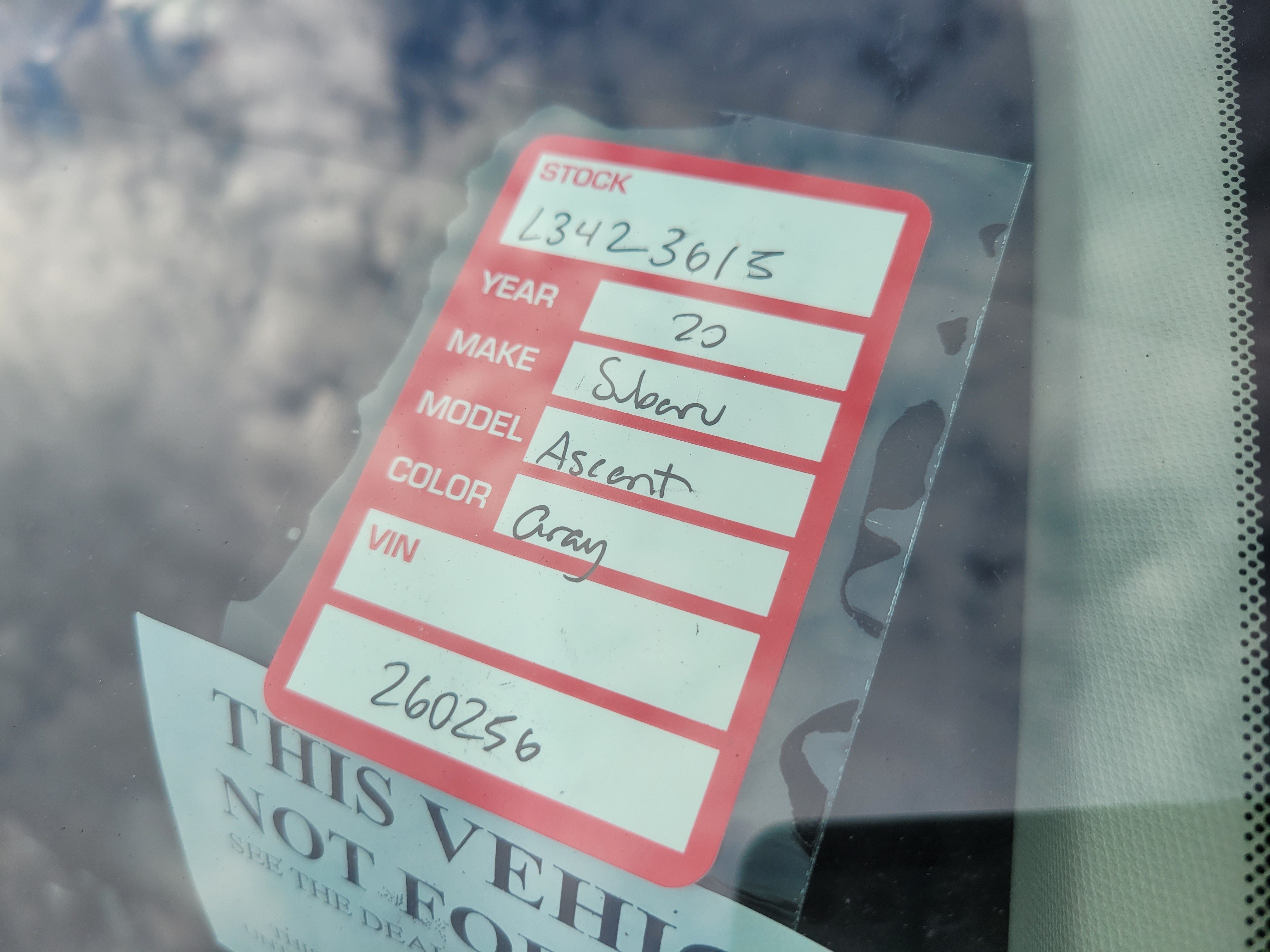 Used 2020 Magnetite Gray Metallic Subaru Touring image 10
