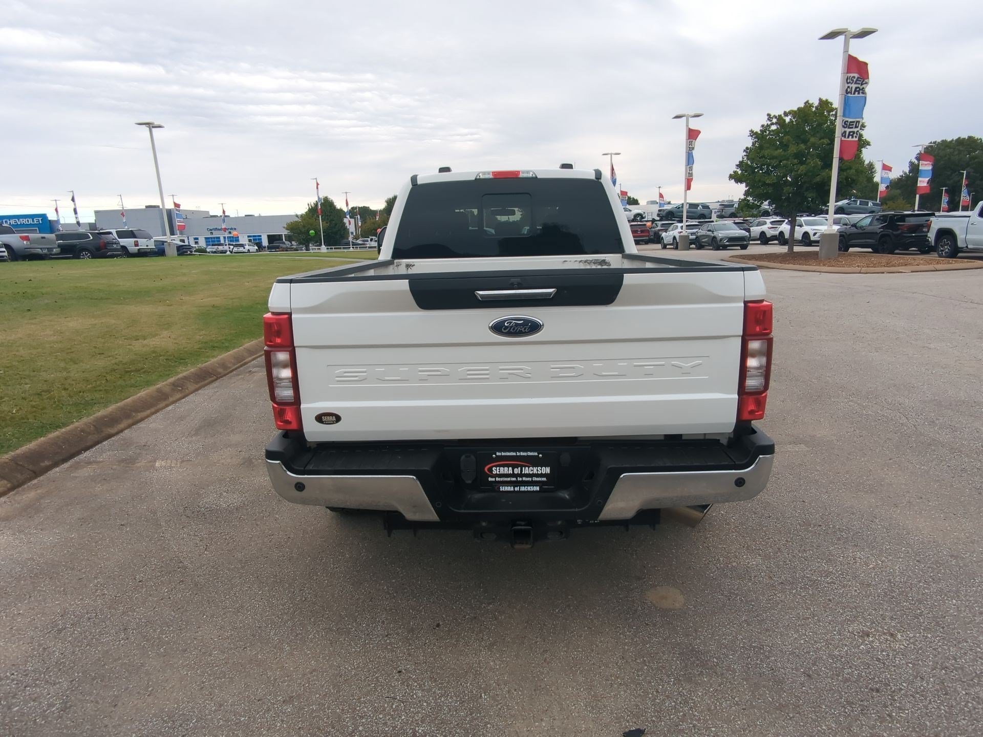 Used 2020 Star White Metallic Tri-Coat Ford LARIAT image 7