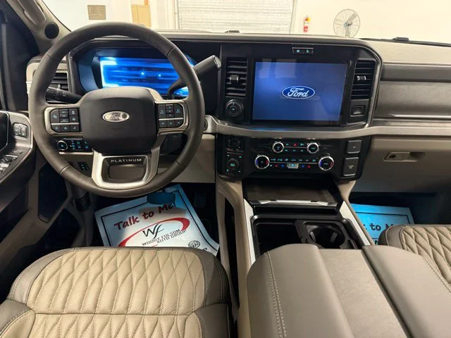 New 2026 Star White Metallic Tri-Coat Ford F-350® Platinum® image 42