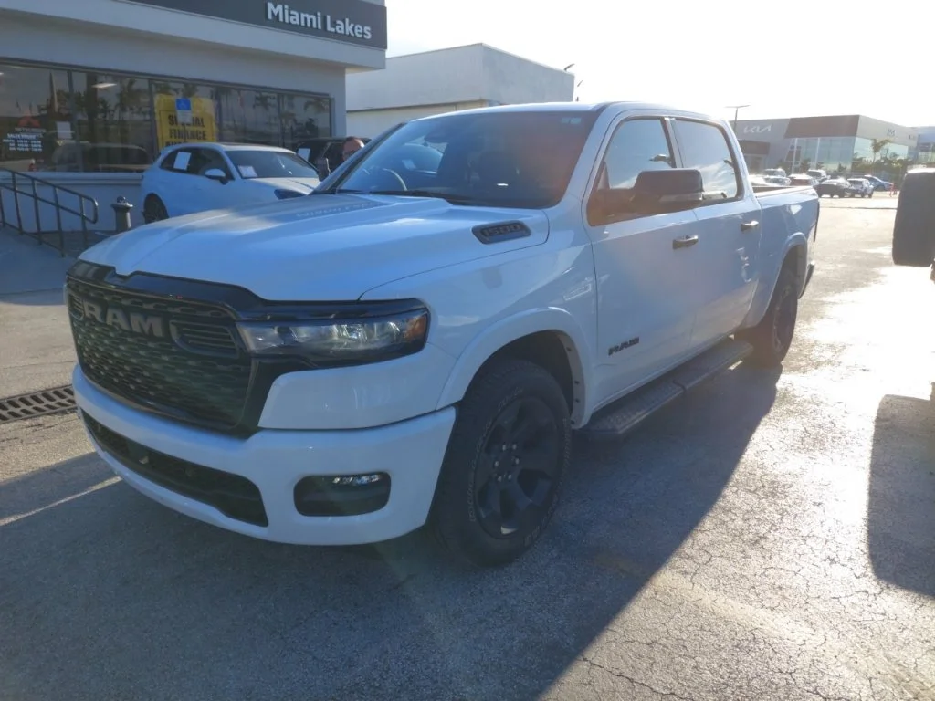 Used 2025 Bright White Clearcoat Ram Big Horn/Lone Star image 1