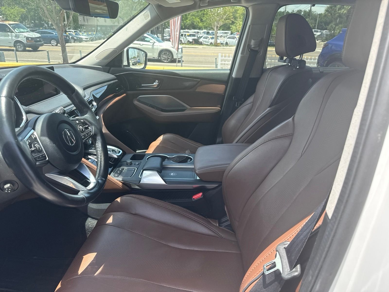 Used 2023 Platinum White Acura Advance image 6