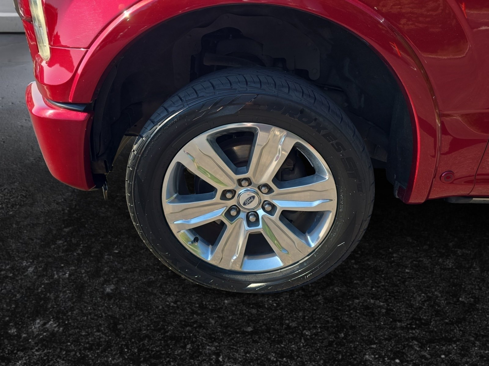 Used 2015 Red Ford Platinum image 9
