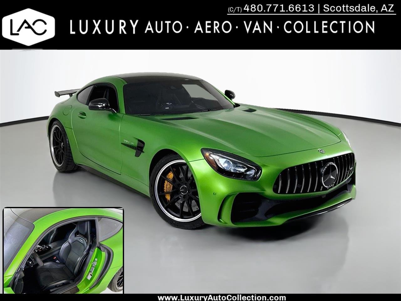 Used 2019 AMG Green Hell Magno Mercedes-Benz AMG® GT R | Custom Stereo | Stealth PPF image 1