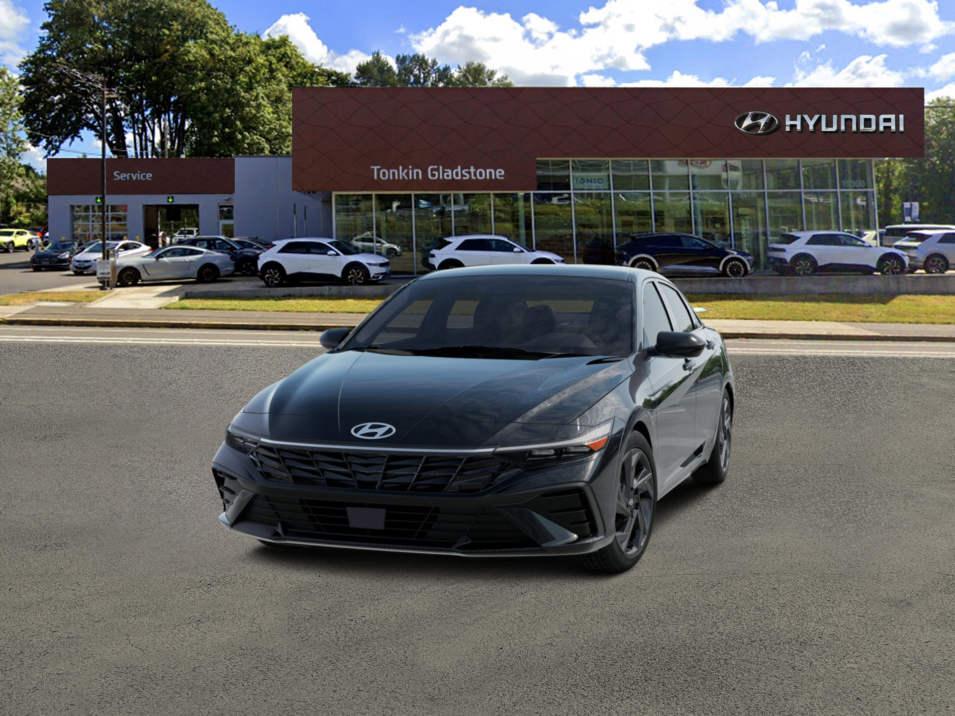 New 2026 Abyss Black Hyundai SEL Sport Plus image 1