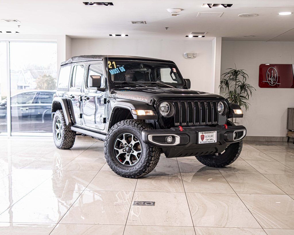 Used 2021 Black Jeep Unlimited Rubicon image 6