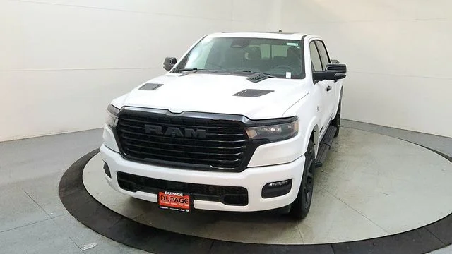 New 2026 Bright White Clear-Coat Exterior Paint RAM Laramie image 2