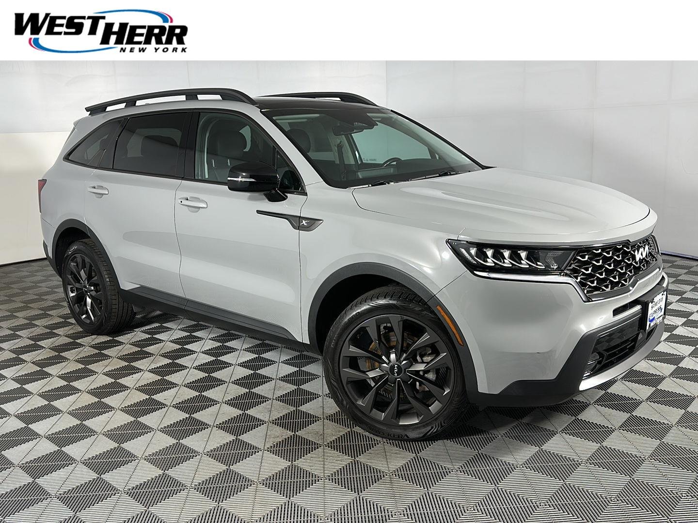 Used 2023 Wolf Gray Kia X-Line EX image 1