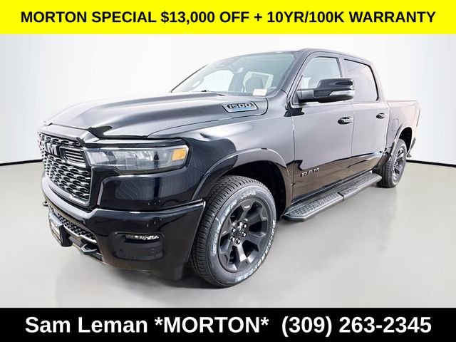 New 2026 Diamond Black Crystal Pearl-Coat Exterior Paint Ram Big Horn/Lone Star image 3