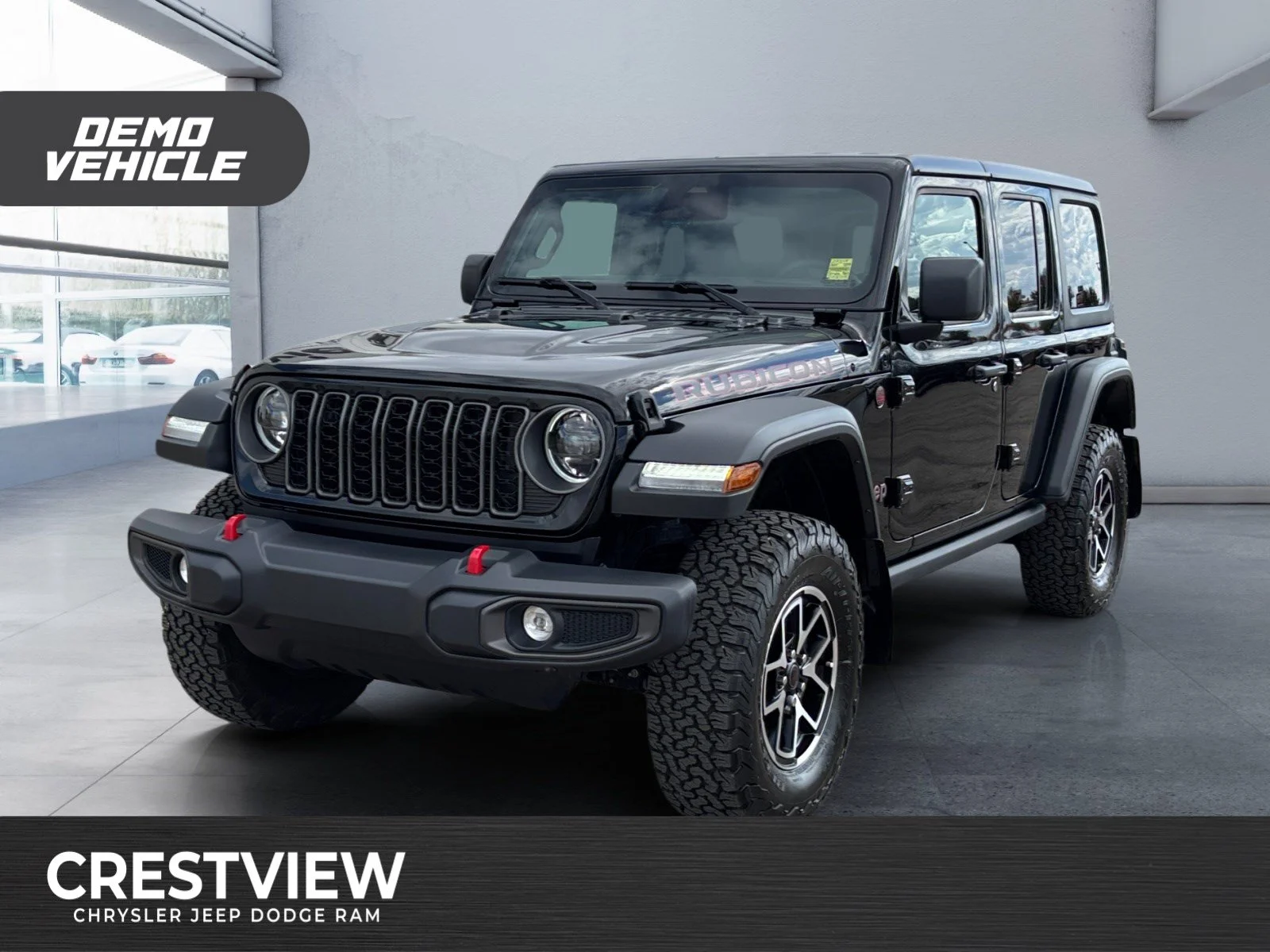 New 2025 Black Jeep Rubicon image 1