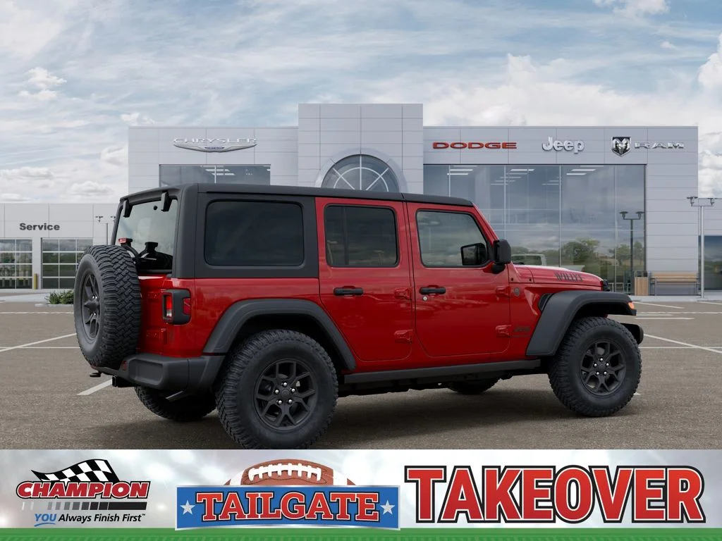 New 2026 Red Jeep Willys image 4