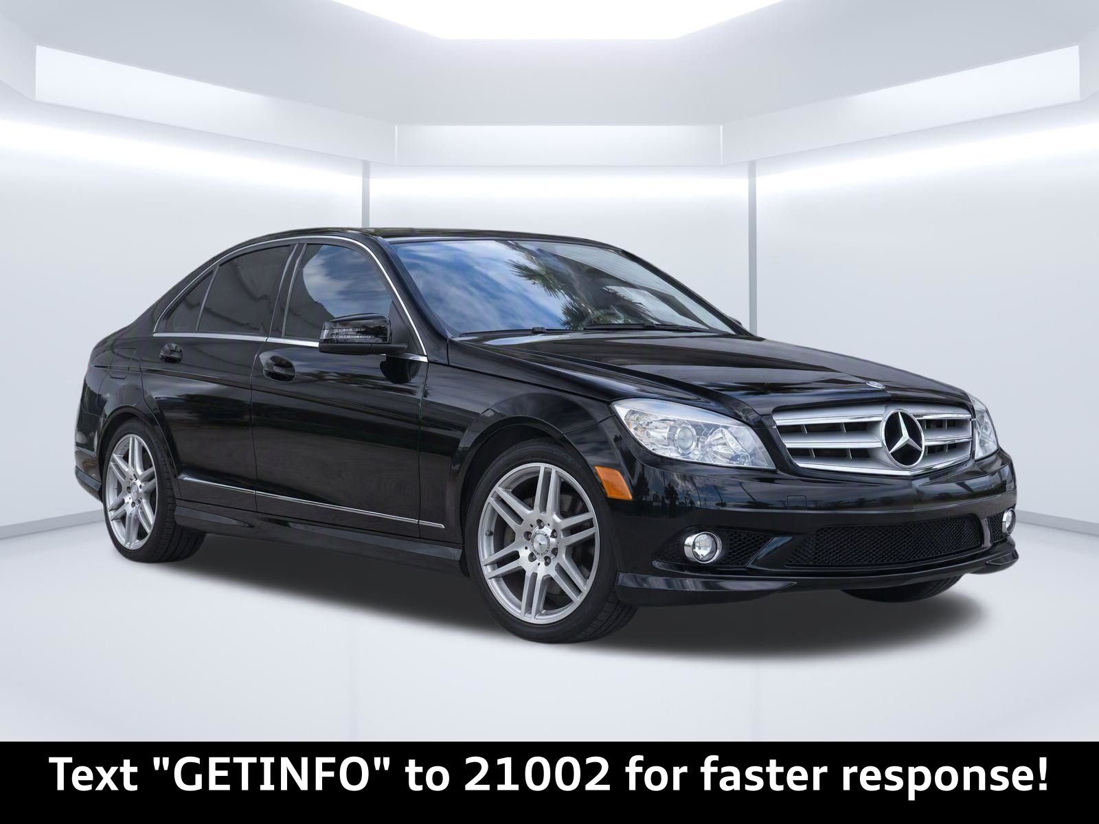 Used 2010 Black Mercedes-Benz C 350 image 2