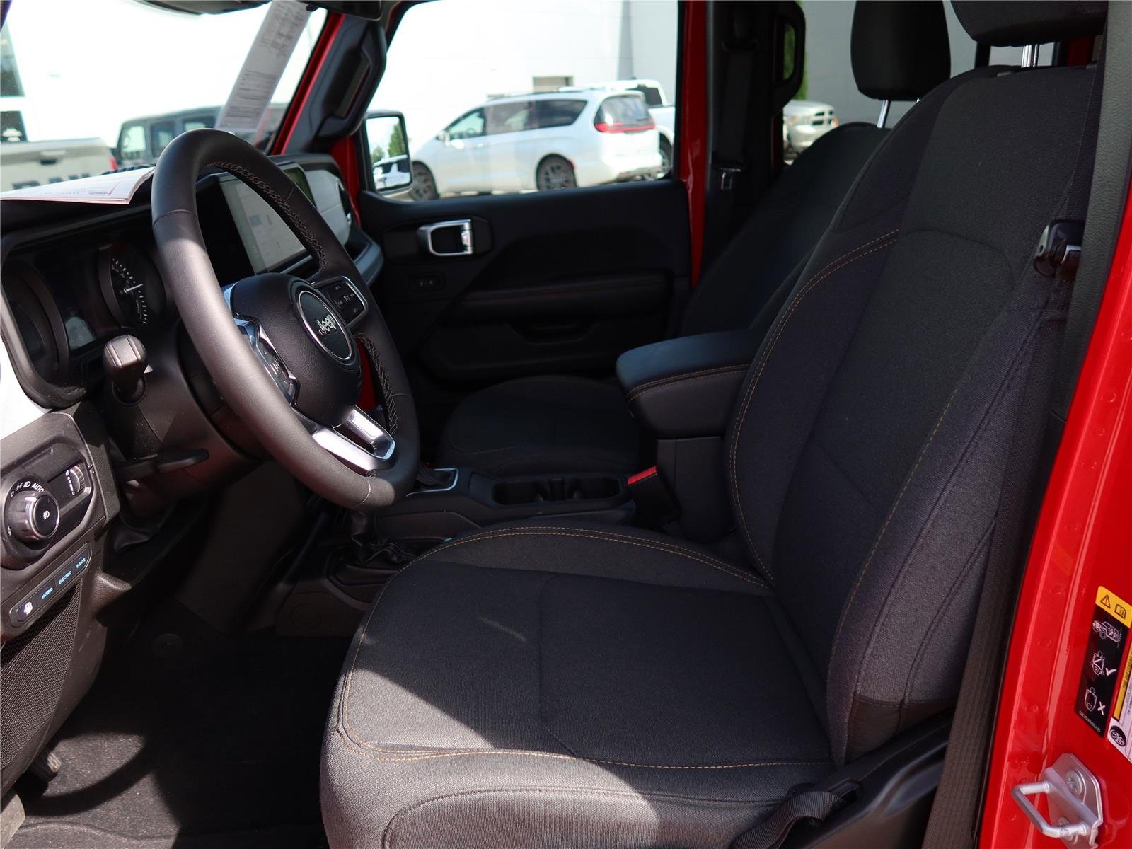 Certified Used 2025 Firecracker Red Clearcoat Jeep Sahara image 12