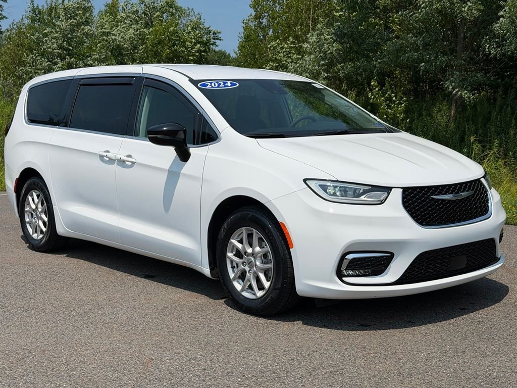 Certified Used 2024 Bright White Clearcoat Chrysler Touring L image 1