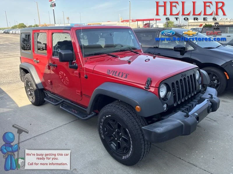Used 2017 Firecracker Red Clearcoat Jeep Sport image 1