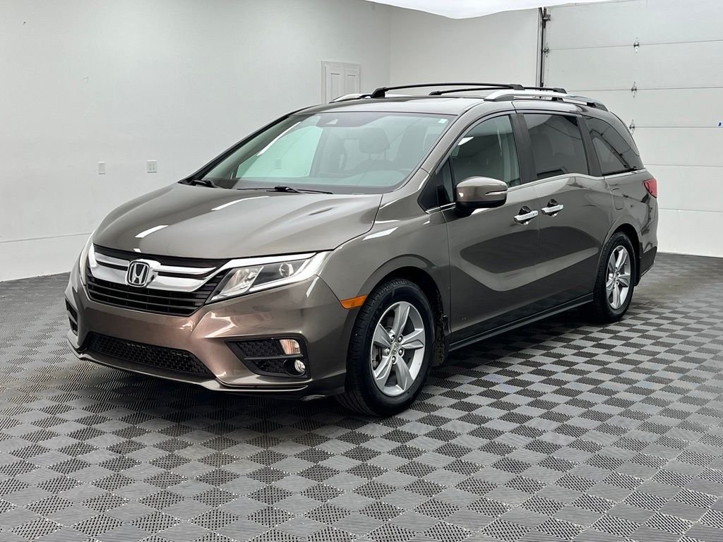 Used 2018 Honda Odyssey EX-L with VIN 5FNRL6H70JB036616 for sale in Troy, OH